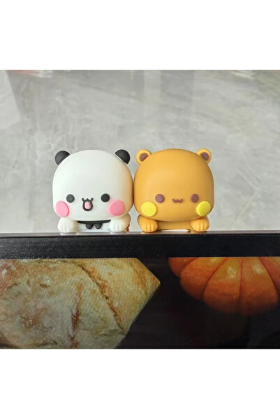 choice2 زوج من مجسمات شخصيات أنمي كاواي بوبو دودو، زينة منزلية، سيارة، هاتف، ...