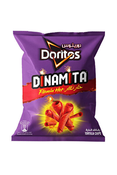 DORİTOS رقائق التورتيلا ديناميتا بنكهة حارة، 145 غرام
