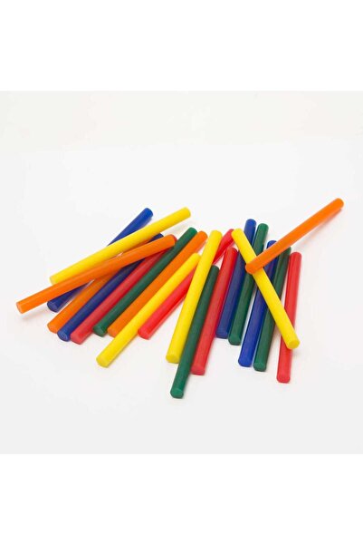 Handy Set baton plastic termoadeziv silicon 7mm x 10cm colorat 20buc