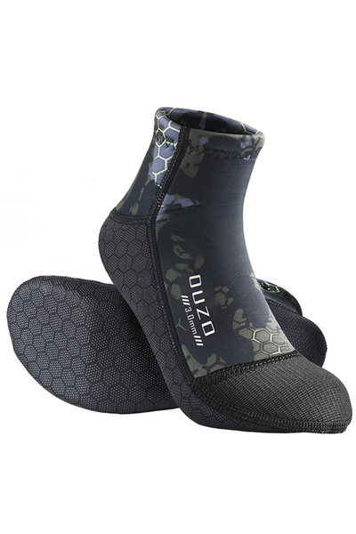 Choice 2XL 44-45 BW3038-J جوارب غوص جديدة من النيوبرين مقاس 3 مم مضادة للانزلاق ودافئة ومقاومة للبرد وبدلة غوص لركوب الأمواج والغطس