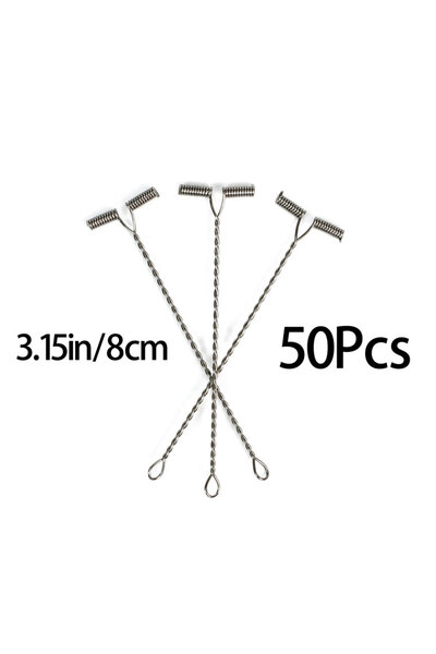 Choice 8 سم Topranc 50 قطعة موصل توازن الصيد مقسم خطافات مقسمة مضادة للتشابك ...