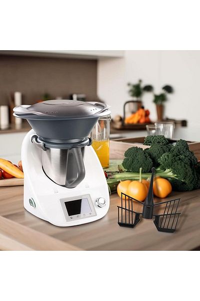 zola Tel amestecare tip fluture, compatibil Thermomix TM5 / TM6, flexibil, plastic, negru