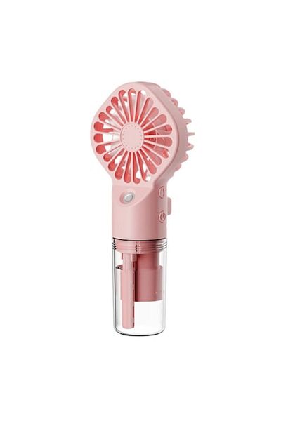 2DAYFIND Ventilator Portabil cu Port USB si 4 Viteze, W153, Silicon, Pink