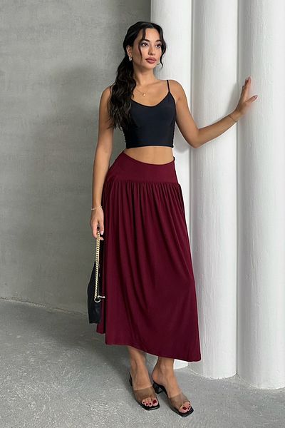MD trend Γυναικεία πλισέ φούστα με κάθισμα μέσης