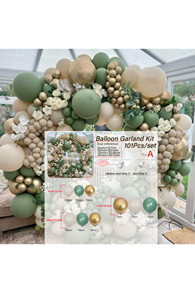 Choice مجموعة قوس البالونات اللاتكس متعددة الألوان 7PDX-2A، ديكور عيد الميلاد...