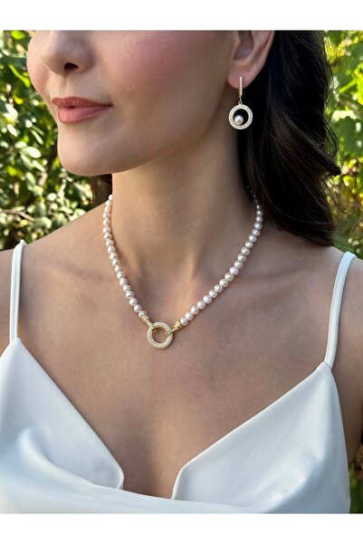 İLK İNCİ TAKI Gerçek Doğal İnci Set – ST081