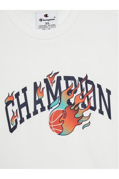 Champion Boy Tracksuit 307111 White, Navy Blue
