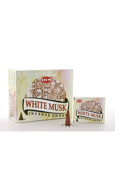Store White Musk (Beyaz Misk) Aromalı Konik Tütsü 20 Adet