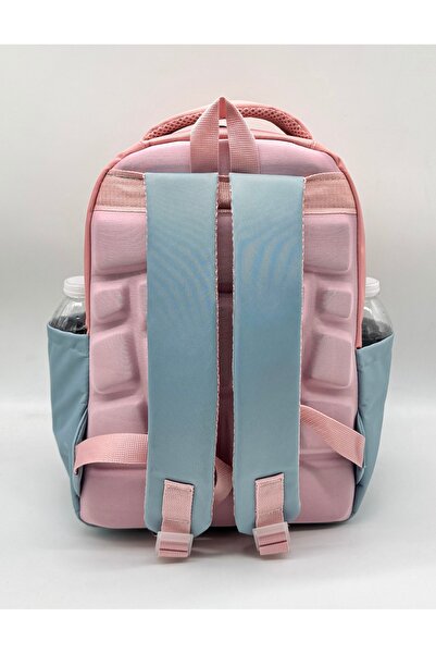 Bevitton First School Bag Set of 3 Unisex Children's Primary School Bag Bvt-8010 Blue-Powder