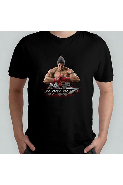 Pixxa Tekken 7 Unisex 100% Cotton Crew Neck T-Shirt 1