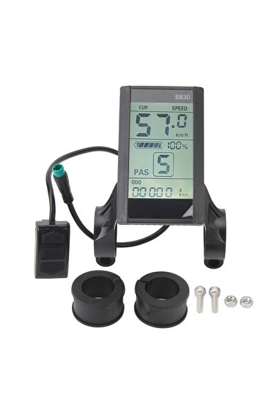 Choice as picture Electric Bike LCD Display Panel 24V 36V 48V LCD S830 Panel ...