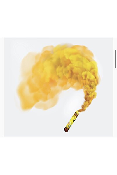 İRHANLAR 5 Adet Bebek Cinsiyet Belirleme Partisi Bambu Parti Sis Duman Bombası Smoke Bomb Renk Sarı