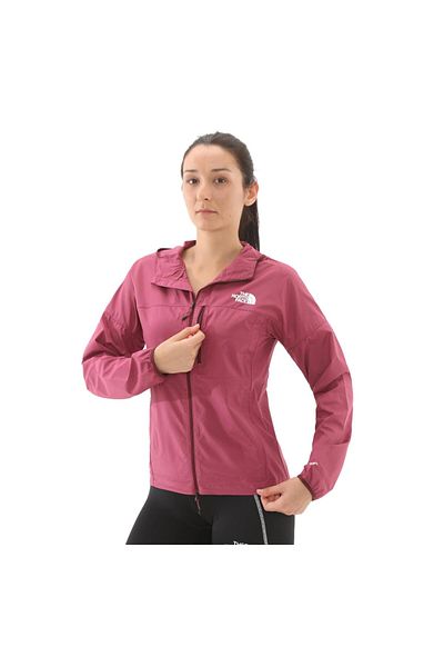 THE NORTH FACE F0A87206EO1-R The North Face W Higher Run Wind Jacket Γυναικείο αδιάβροχο-Windbreaker Claret Red
