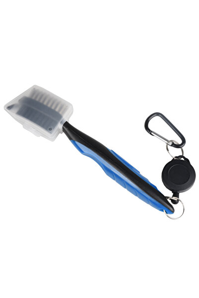 Choice فرشاة تنظيف أخاديد نادي الجولف الأزرق، شعيرات نايلون مزدوجة الجوانب قا...