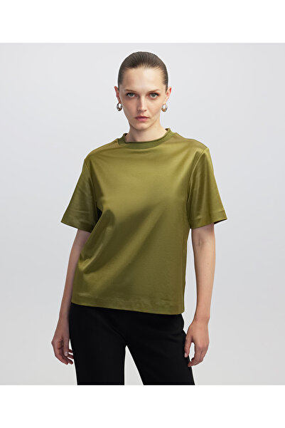 İpekyol Parlak dokulu tişört