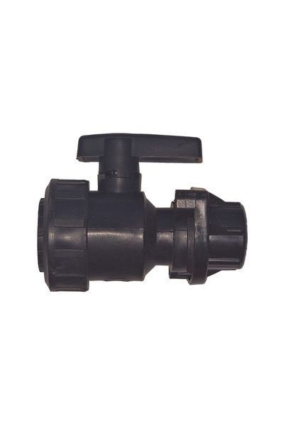 flores Robinet din plastic cu bila, pentru teava picurare, negru, Nr-5403, FI...