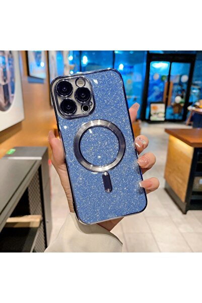 OEM Προστατευτική θήκη 2 σε 1 για iPhone 15 Glitter Chrome Magsafe Magnetic T...