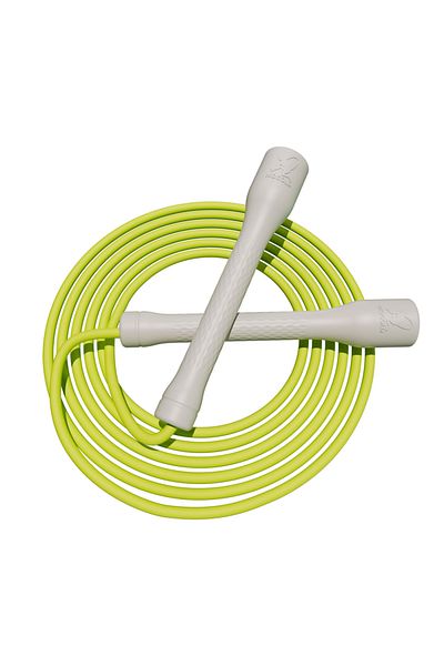 Choice T100Y-White Speed Jump Rope Professional Adult Gym PVC Jumping Rope Adjustable Fitness Equipment Mus