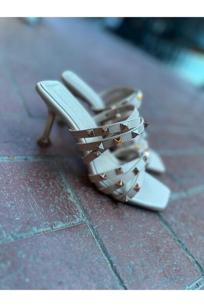 MİSS PARK MODA Trock Heel Slippers