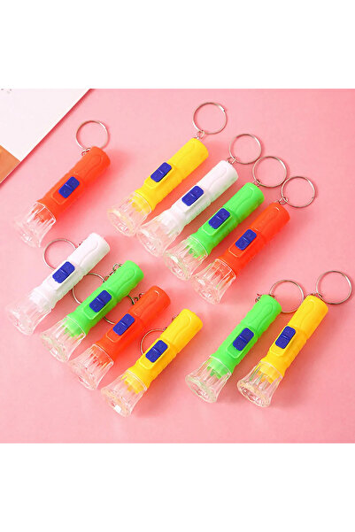 Choice Color random 12PC 12Pcs Mini Children LED Flashlight Lamp Toy for Kids Birthday Party Favors Pinata
