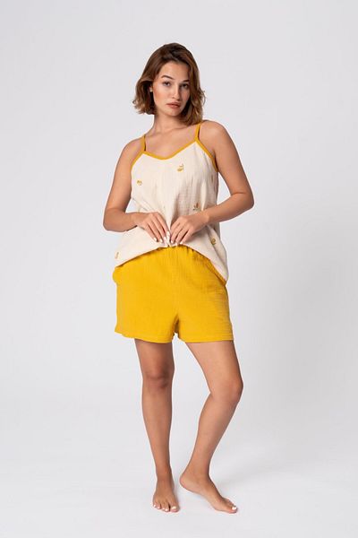Ellia Soft Pure Comfort Muslin Summer Set – Breathable Rope Strap Set
