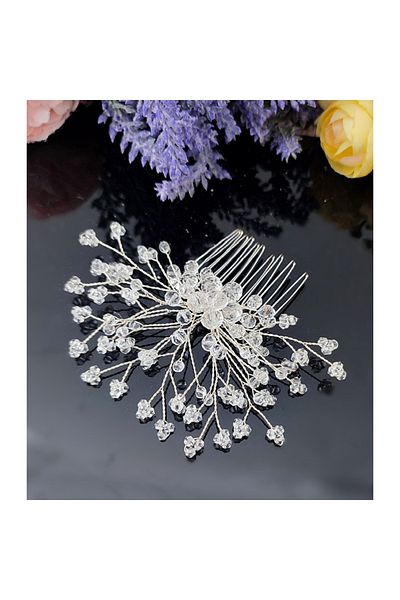 OEM Bridal hairpin with flexible branches with Swarovski Elements
