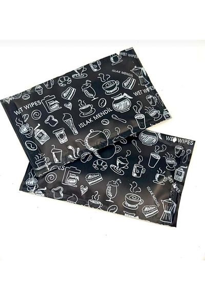MG HOME 100 Single Wet Wipes (One Time Use) 6Cm*10Cm Product Images May Show Changes in Pattern