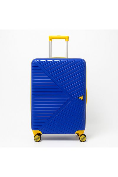 Mnuk VIATOR PREMIE Set of 3 Luggage with Anti-Theft double Zipper, PP Material | 20/24/28-Blue