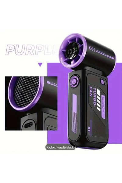 FLMINT Mini Handheld Fan | Turbo Cooling | 20H Battery 5 Speeds | Type C Rechargeable | Portable Fan