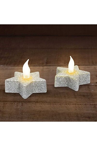 OEM Lampă LED model STAR argintie, set de 2