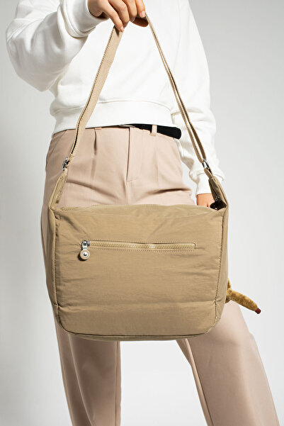 Sanmorris Sn-3009 Crinkle Shoulder Bag Handbag Arm Bag Daily Mink