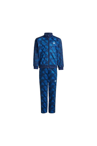adidas Jw0295-C Firebird Ts Aop Çocuk Tracksuit Set Blue