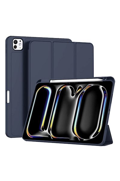 2DAYFIND High Protection Case for iPad Pro 11 (2024), G50, TPU, Dark Blue