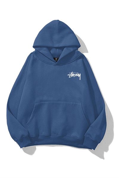Trendiz Unisex Stüssy Zar Φούτερ Indigo