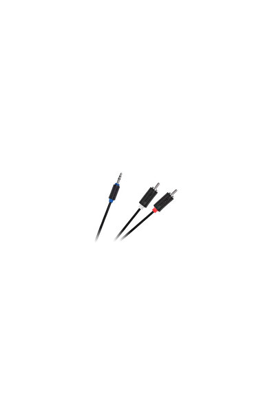 Cabletech Cablu Jack 3.5 mm la 2x RCA 10m