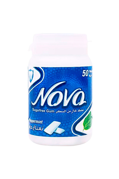 Nova Peppermint Sugar Free Gum, 70g