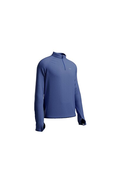 Decathlon Kiprun Men's Long Sleeve Running T-Shirt - Indigo - Kiprun Run 100