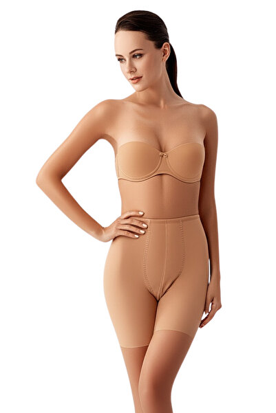 vory Women's Corset Laser Cut Seamless Gathering High Waist Vr. Nw.36.92.K10.Y09.Y09