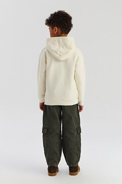 Nebbati Bg Store Boy's Ecru Sweatshirt