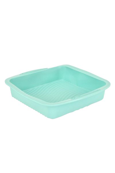 Bisbell Silicone Square Cake Mold,Cake Pan Fluted Tube Cake Pans for baking,BB3368