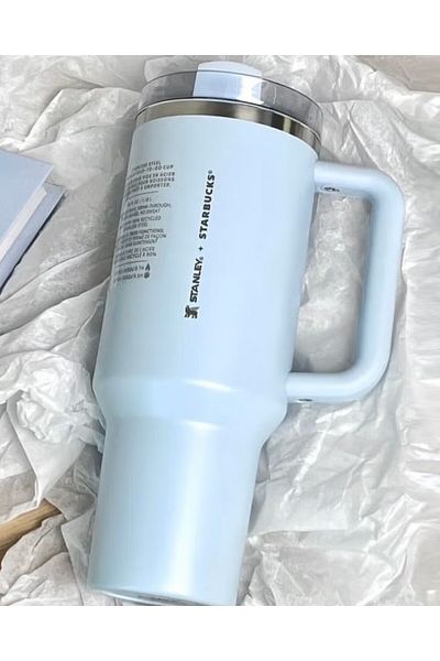 Stanley Cup Quencher H2.0 Stainless Steel 40 oz-Spring Blue