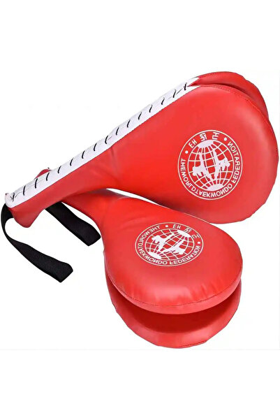 Choice معدات تدريب أهداف القدم الحمراء (زوج واحد) للتايكوندو للملاكمة والركلا...