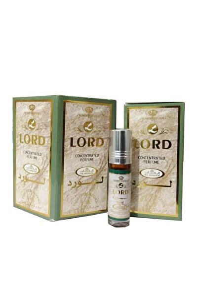 Al Rehab perfumes Lord Concentrated Perfume Roll On - 6ml x 6Pcs Set