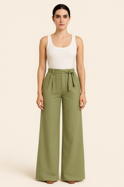 NoVibe Pantaloni Palazzo de damă, croiala confortabilă