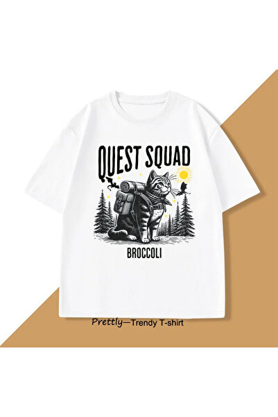 Tarzsokak Бял отряд за търсене Броколи Графики Винтидж Четвърто крило Мърч Xa...