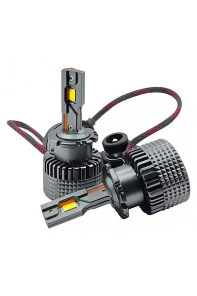 MILARIS Set 2 Becuri Conversie hid-LED, D2S, 110W, 11000lm, 6000K, Plug and Play, Lumina Puternica