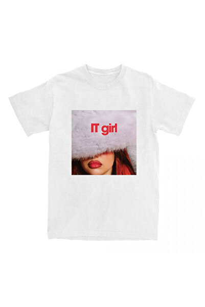 Tarzsokak ياقوت أبيض BT رقبة دائرية مطبوعة واحدة