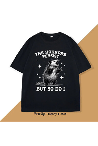 Tarzsokak Negru, îngrijorat, dar totuși, fac asta. Tricou amuzant retro cu op...