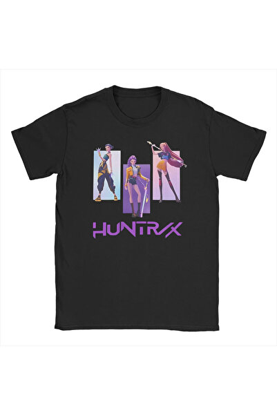 Tarzsokak Siyah Rujinu KPDH Jinu Demon Hunter Tees Kpop Huntrix T Crewne
