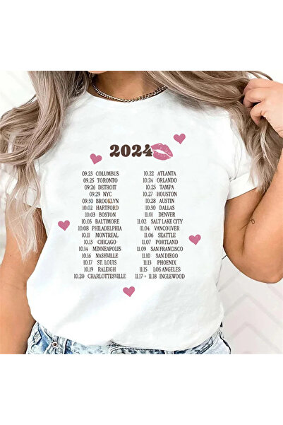 Tarzsokak تي شيرت أبيض سابرينا النجار الجمالي ملابس الشارع الشهير جرانج كاواي...